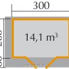 Weka faház 112.3020.10.00 alaprajz