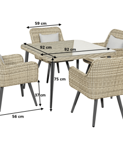 rattan kerti bútor Basso