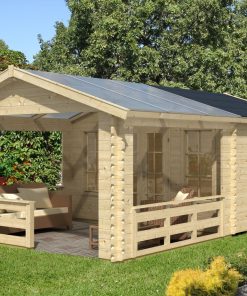 Gerendaház polikrbonát terasz tetővel Holmestrand 45mm
