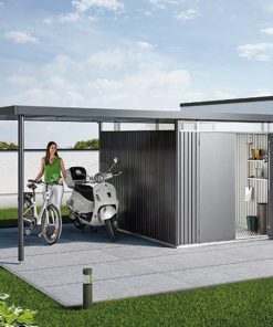 Biohort_HighLine_fém_kerti_ház_oldaltetővel