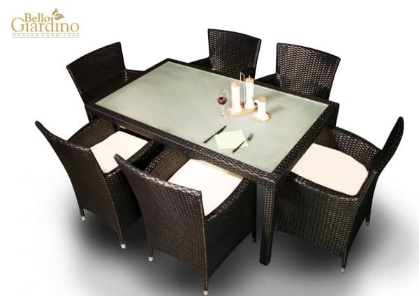 Rattan kerti bútor fotelekkel