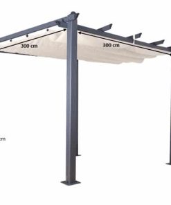 Árnyékoló pavilon_fém pergola