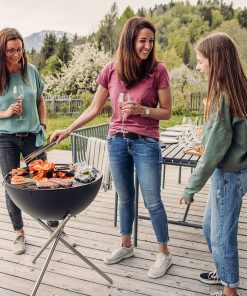 Faszenes grill Höfats Bowl tűzrakó